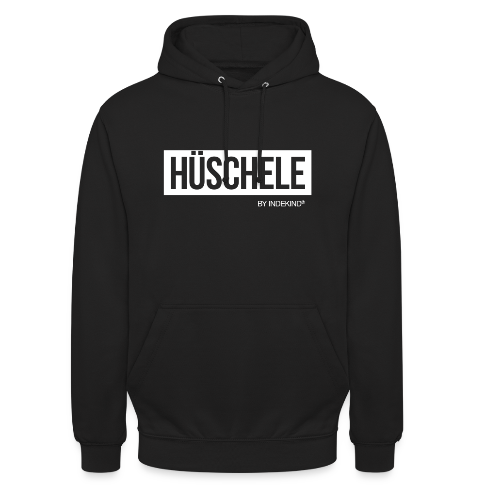 Hoodie | Hüschele Klassik | Fü allemoole - Schwarz