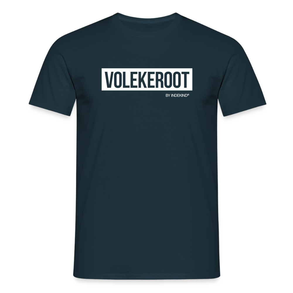 T-Shirt | Volekeroot Klassik | Manns-Lüü - Navy