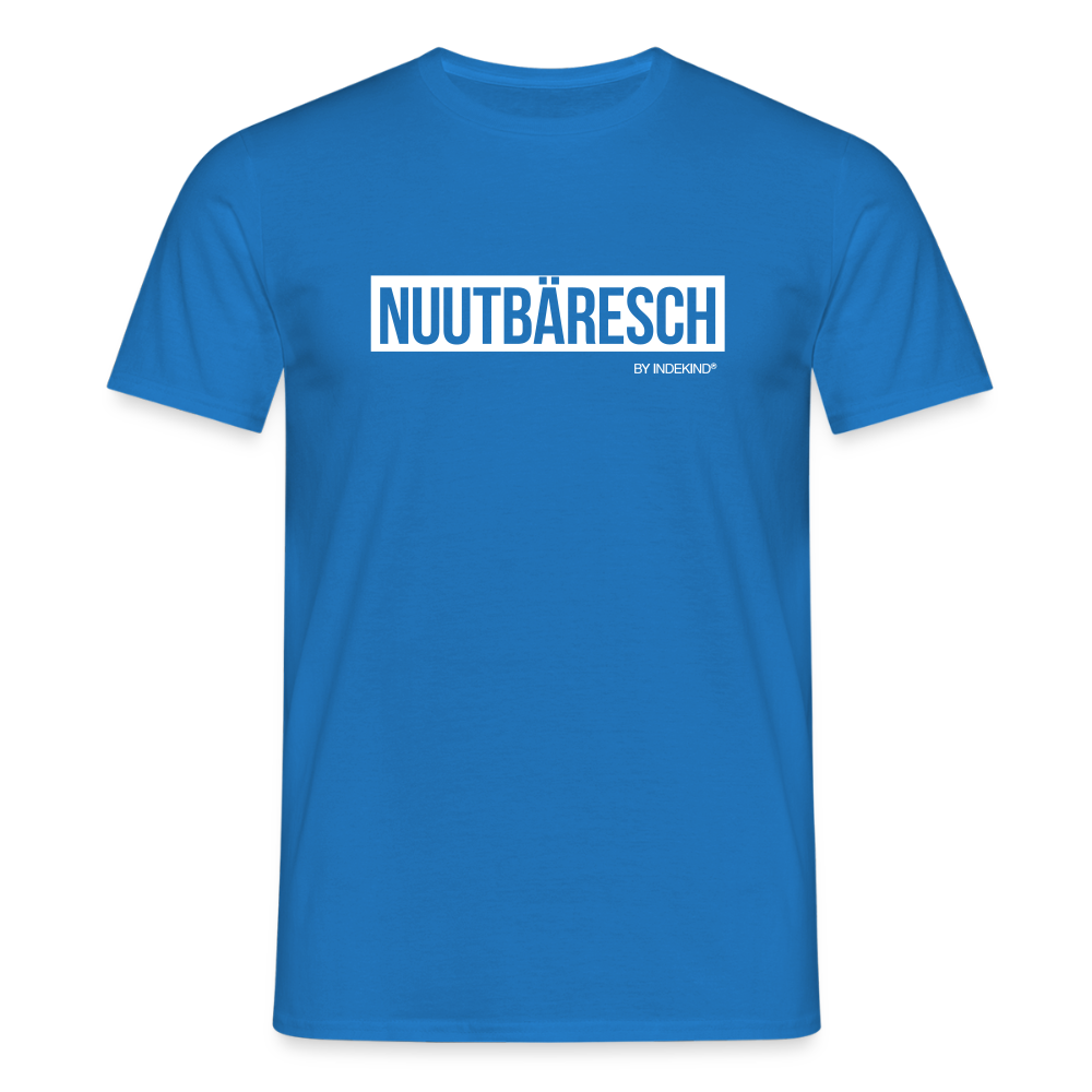 T-Shirt | Nuutbäresch Klassik | Manns-Lüü - Royalblau