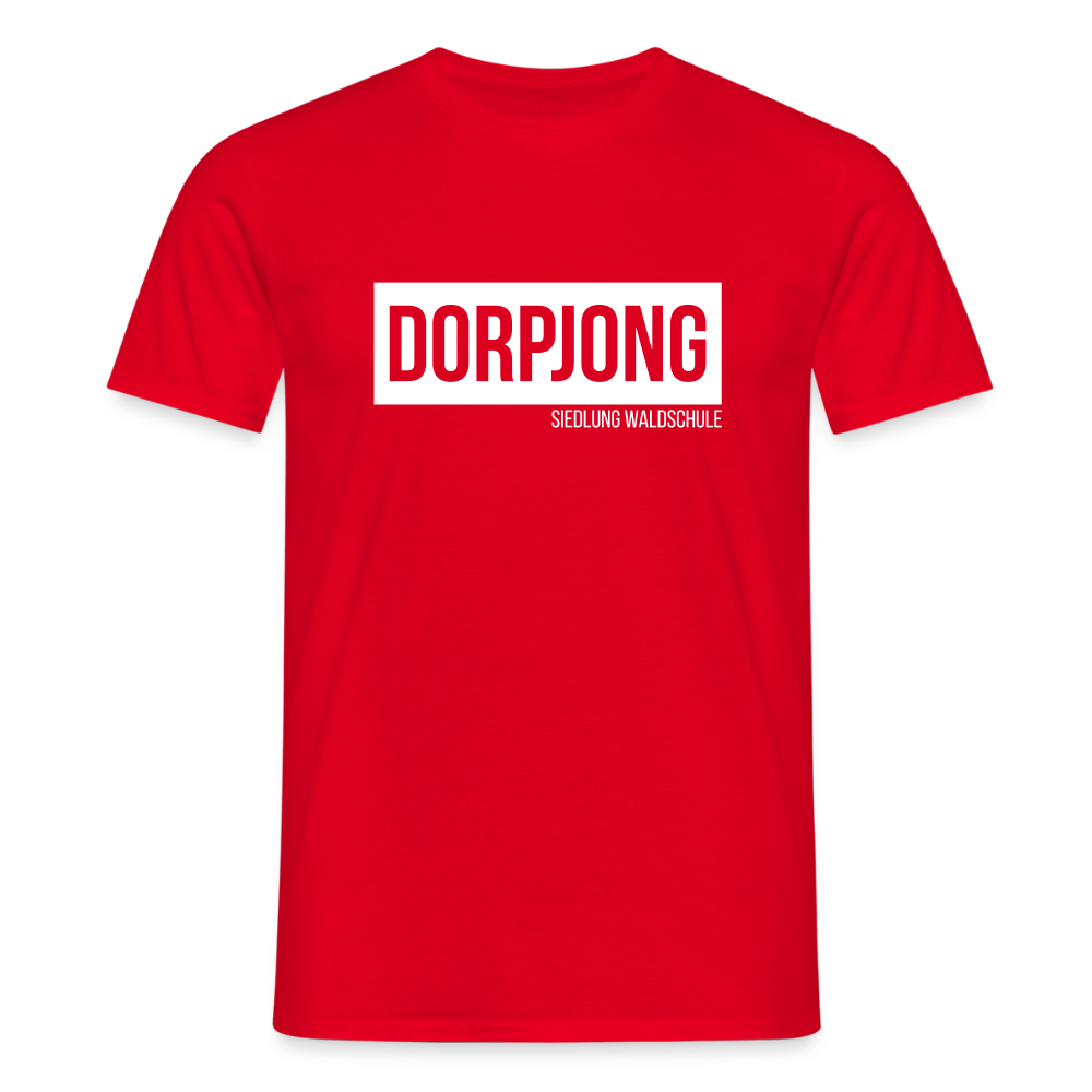 T-Shirt | Dorpjong Siedlung Waldschule Klassik | Manns-Lüü - Rot