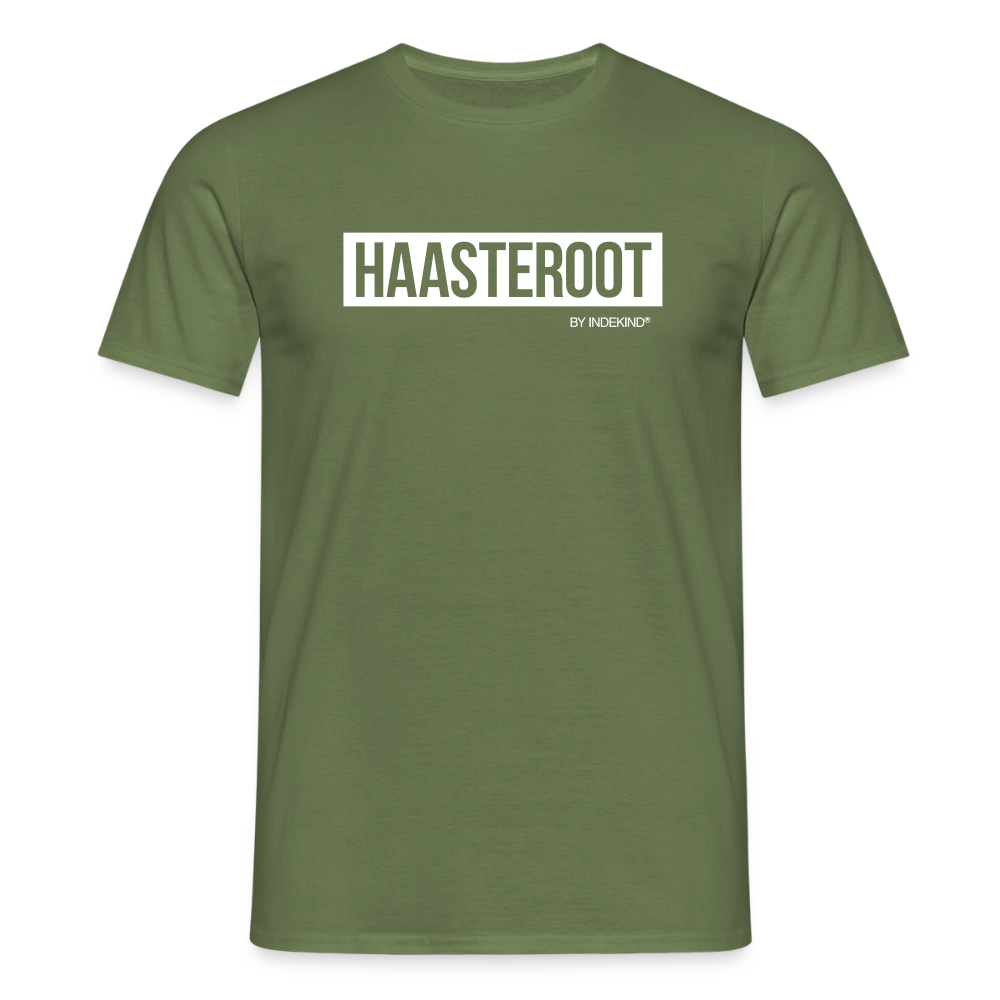 T-Shirt | Haasteroot Klassik | Manns-Lüü - Militärgrün