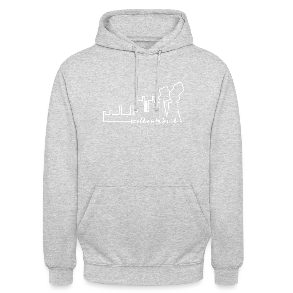 Hoodie I Wolkenfabrik I Fü allemoole - Hellgrau meliert
