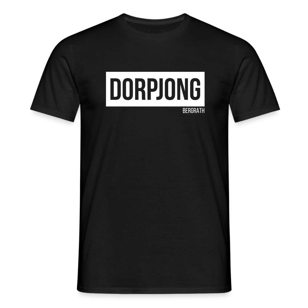 T-Shirt | Dorpjong Bergrath Klassik | Manns-Lüü - Schwarz