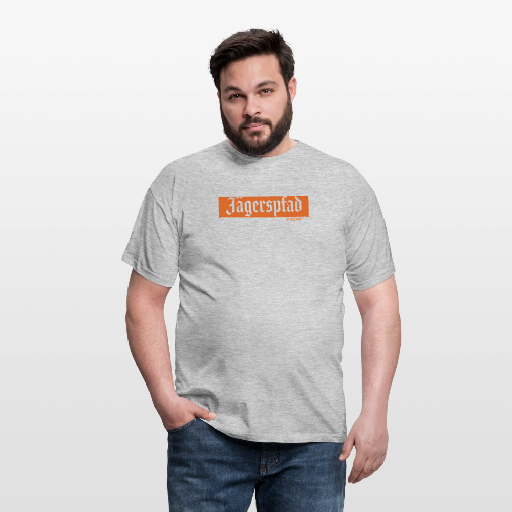 T-Shirt | Jägerspfad | Manns-Lüü - Grau meliert