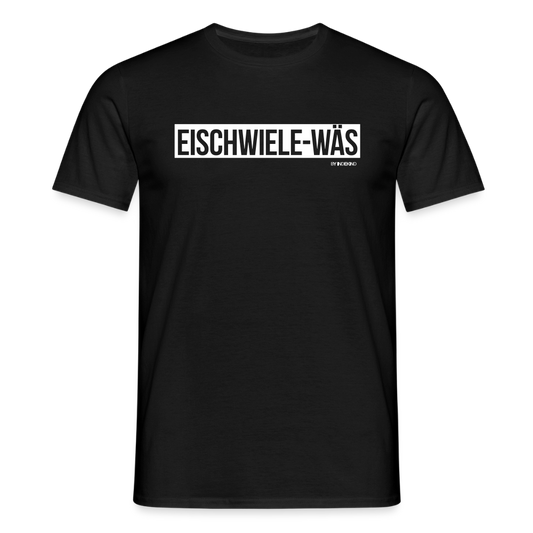 T-Shirt | Eischwiele-Wäs Klassik | Manns-Lüü - Schwarz