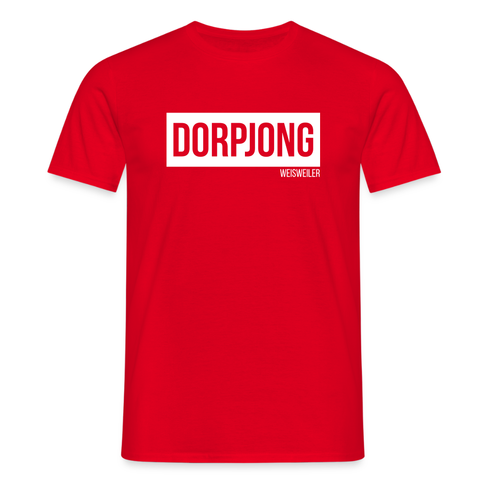 T-Shirt | Dorpjong Weisweiler Klassik | Manns-Lüü - Rot