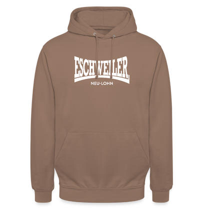 Statement-Hoodie | Neu-Lohn | Fü allemoole - Mokka
