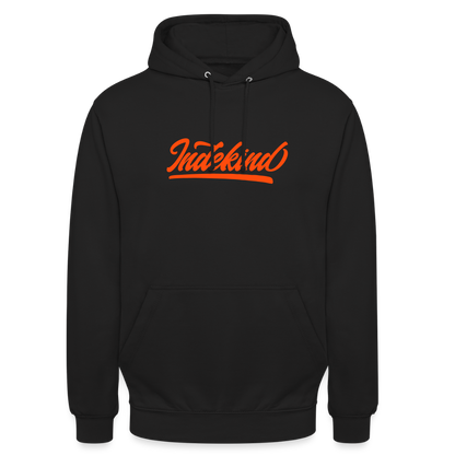 Hoodie | Indekind Neon Orange Klassik| Fü allemoole - Schwarz