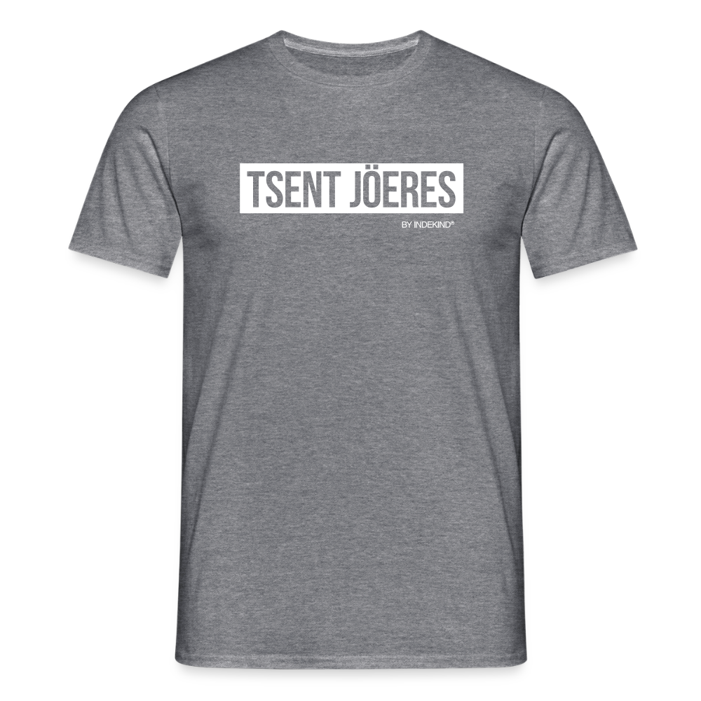 T-Shirt | Tsent Jöeres Klassik | Manns-Lüü - Graphit meliert