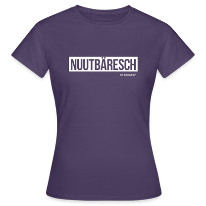 T-Shirt | Nuutbäresch Klassik | Mädsche - Dunkellila