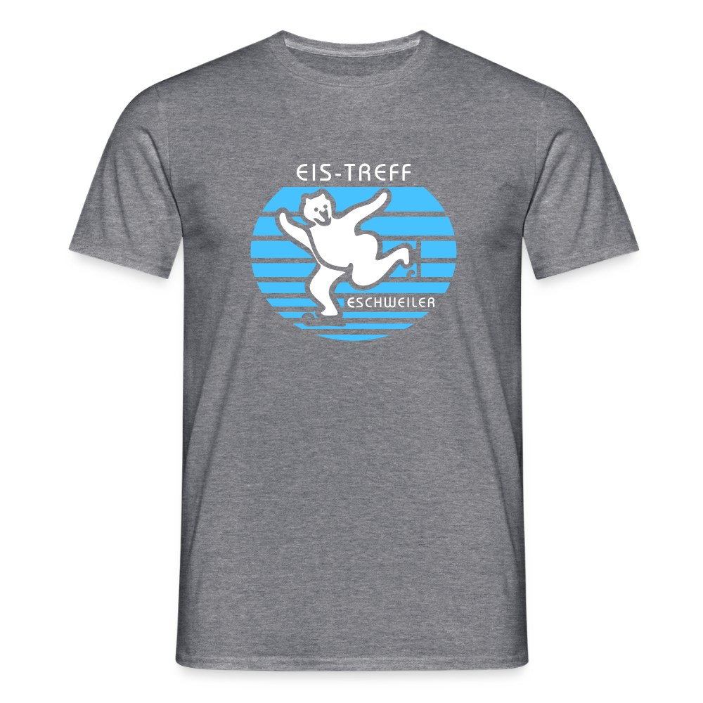 T-Shirt | Eistreff | Manns-Lüü - Graphit meliert