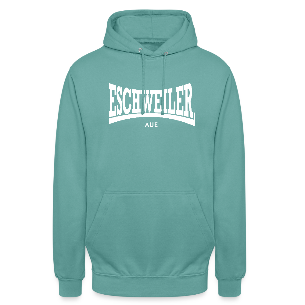 Statement-Hoodie | Aue | Fü allemoole - Pastelltürkis