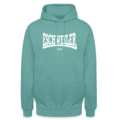 Statement-Hoodie | Aue | Fü allemoole - Pastelltürkis