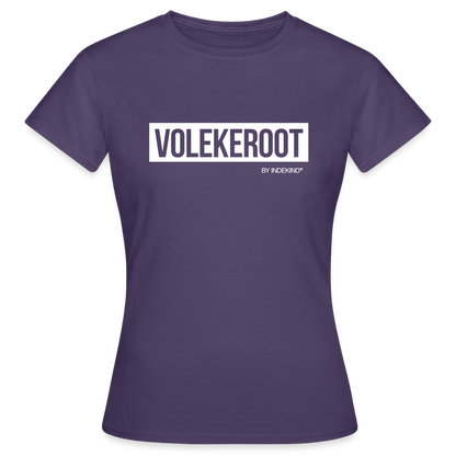 T-Shirt | Volekeroot Klassik | Mädsche - Dunkellila