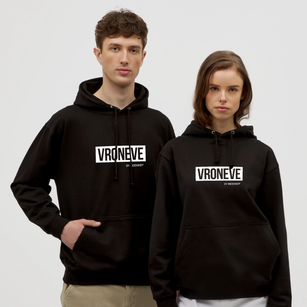Hoodie | Vroneve Klassik | Fü allemoole - Schwarz