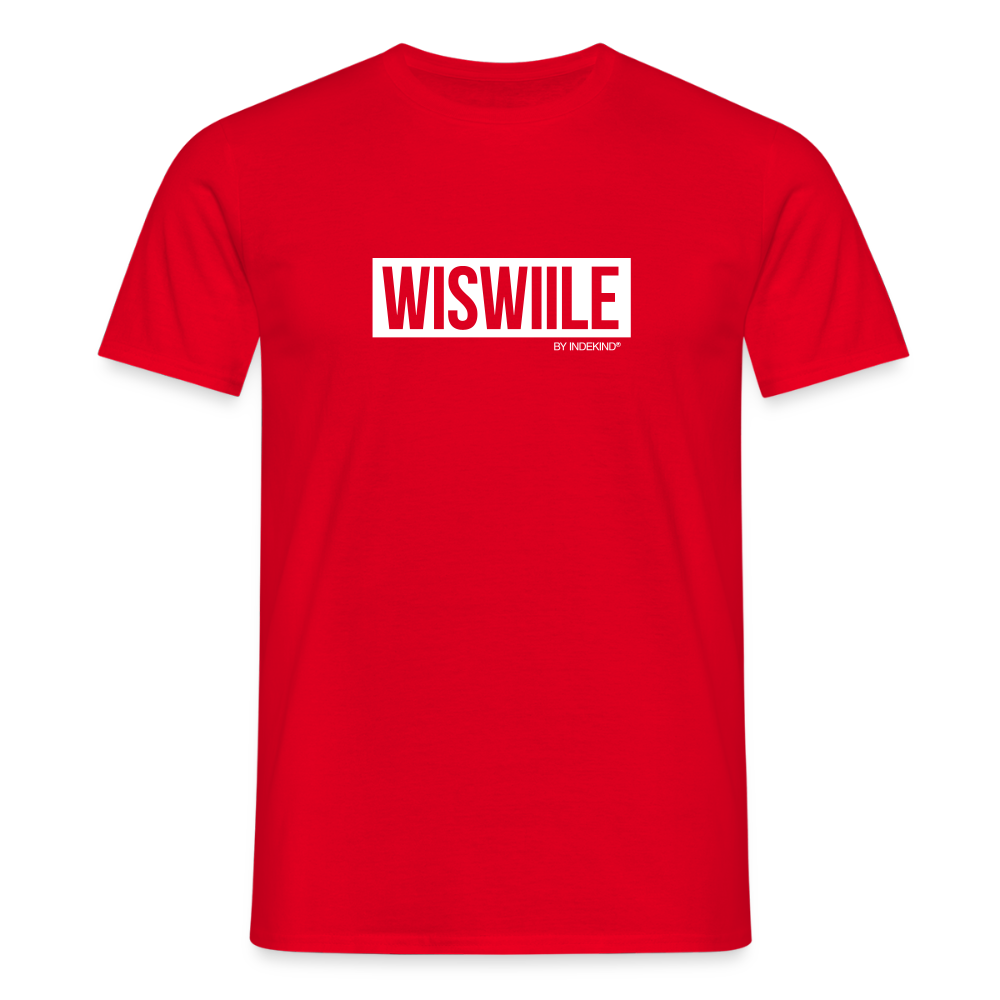 T-Shirt | Wiswiile Klassik | Manns-Lüü - Rot