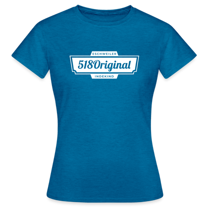 T-Shirt | 518Original | Mädsche - Antikblaues Saphir meliert