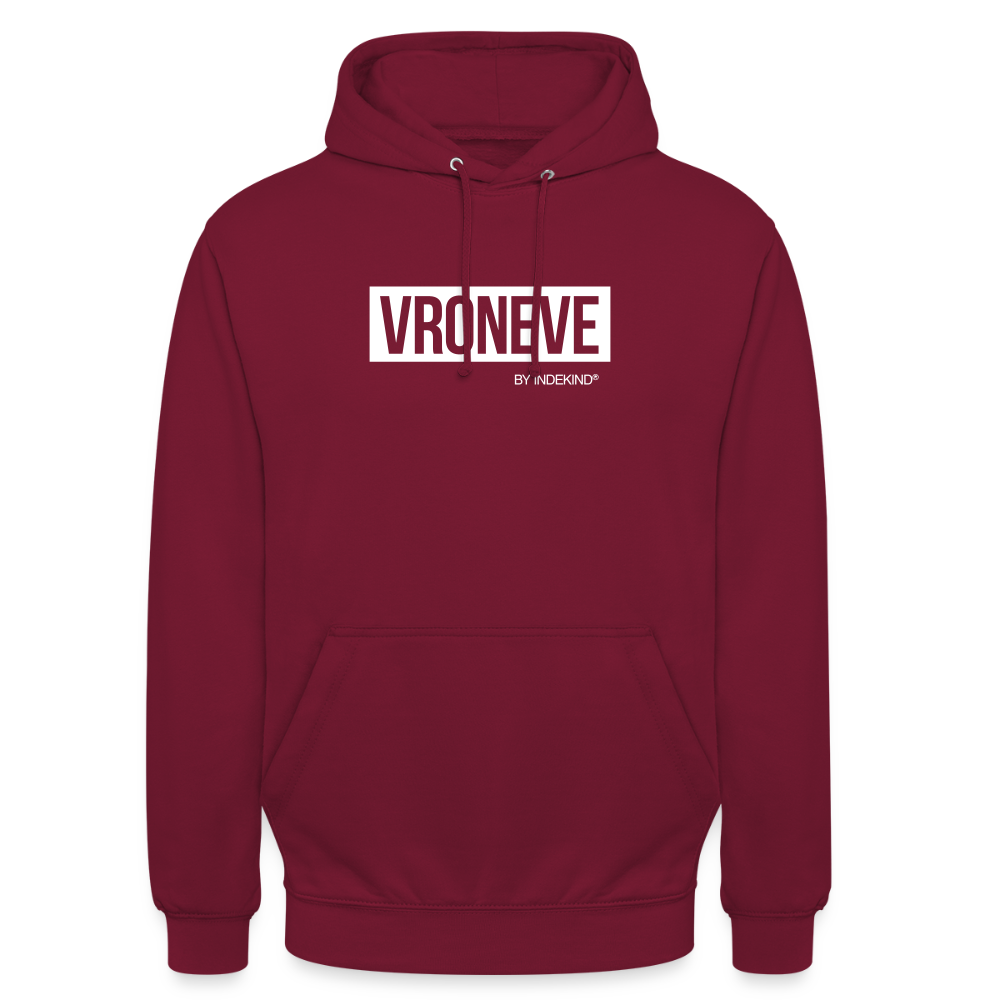Hoodie | Vroneve Klassik | Fü allemoole - Bordeaux