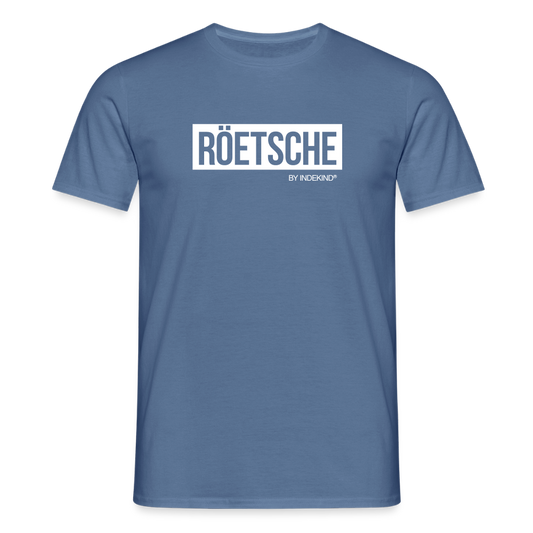T-Shirt | Röetsche Klassik | Manns-Lüü - Taubenblau 