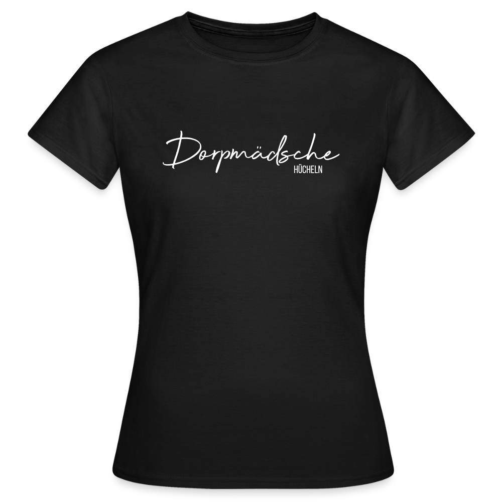 T-Shirt | Dorpmädsche Hücheln Klassik | Mädsche - Schwarz