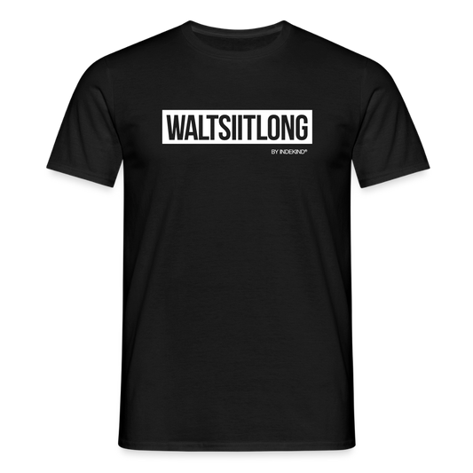T-Shirt | Waltsiitlong Klassik | Manns-Lüü - Schwarz