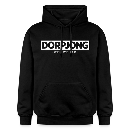 Hoodie | Dorpjong Weisweiler Premium | Manns-Lüü - Schwarz