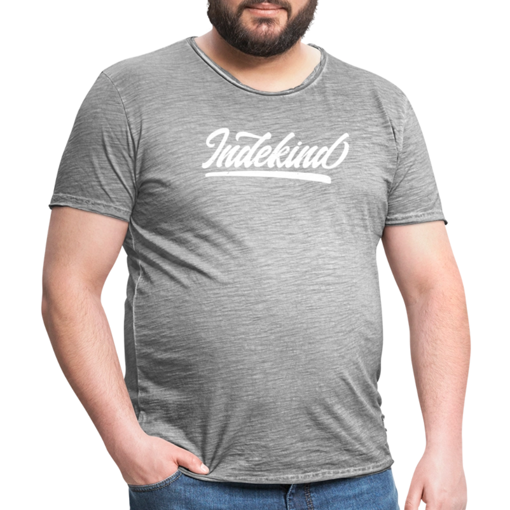 T-Shirt | Indekind Vintage | Manns-Lüü - Vintage Grau