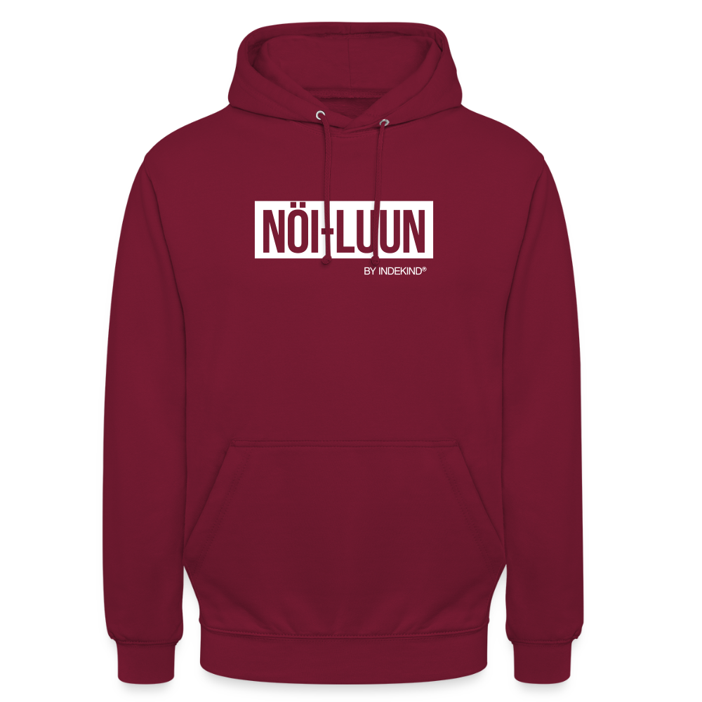 Hoodie | Nöi-Luun Klassik | Fü allemoole - Bordeaux