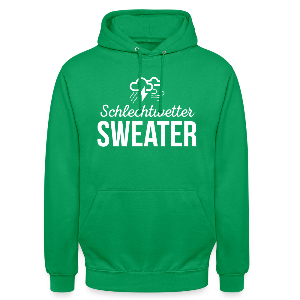 Hoodie | Schlechtwetter Sweater | Fü allemoole - Kelly Green