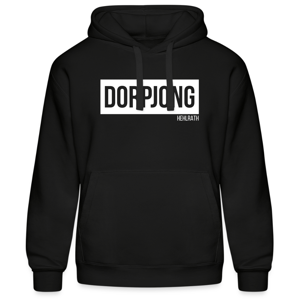 Hoodie | Dorpjong Hehlrath Premium | Manns-Lüü - Schwarz