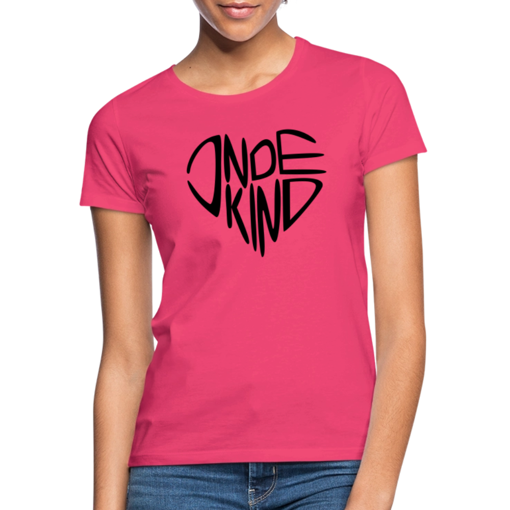 T-Shirt | Indekind Premium | Herz-Logo | Mädsche - Azalea