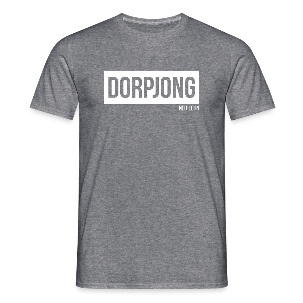 T-Shirt | Dorpjong Neu-Lohn Klassik | Manns-Lüü - Graphit meliert