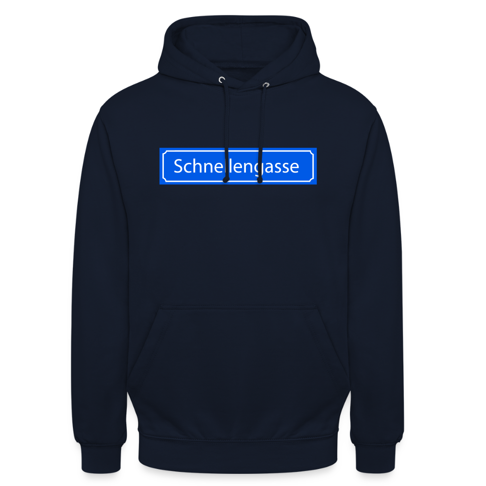 Hoodie | Schnellengasse | Fü allemoole - Navy