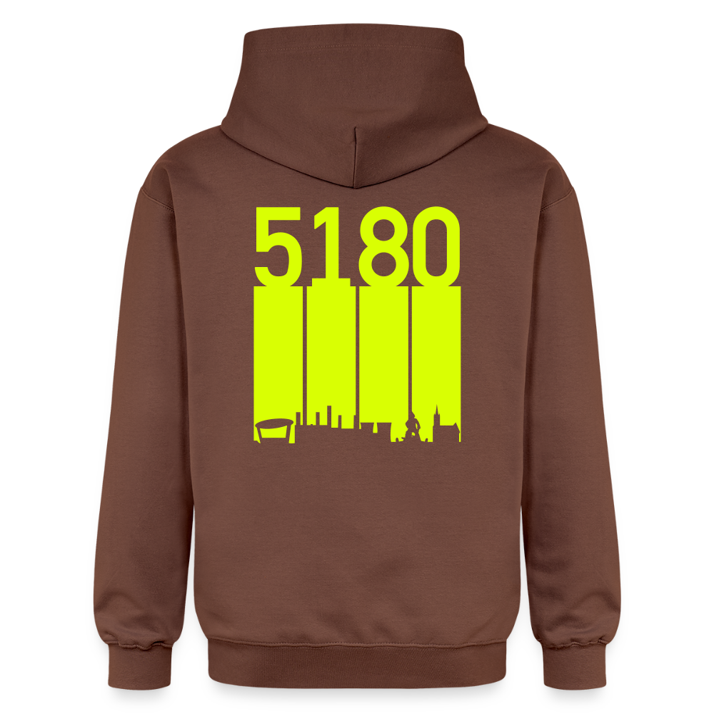 Hoodie | 5180 Skyline | Neon Jael | Fü allemoole - Kakao