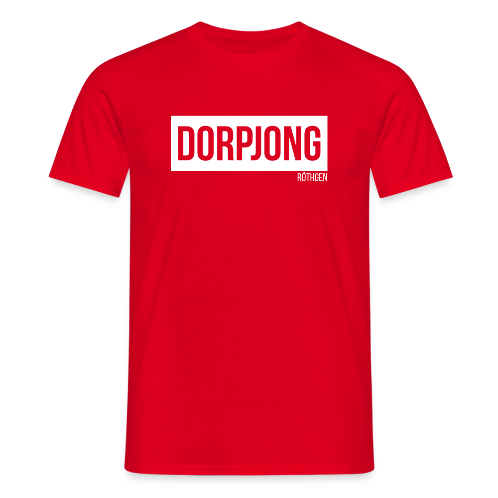 T-Shirt | Dorpjong Röthgen Klassik | Manns-Lüü - Rot