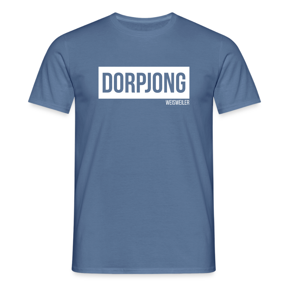 T-Shirt | Dorpjong Weisweiler Klassik | Manns-Lüü - Taubenblau 
