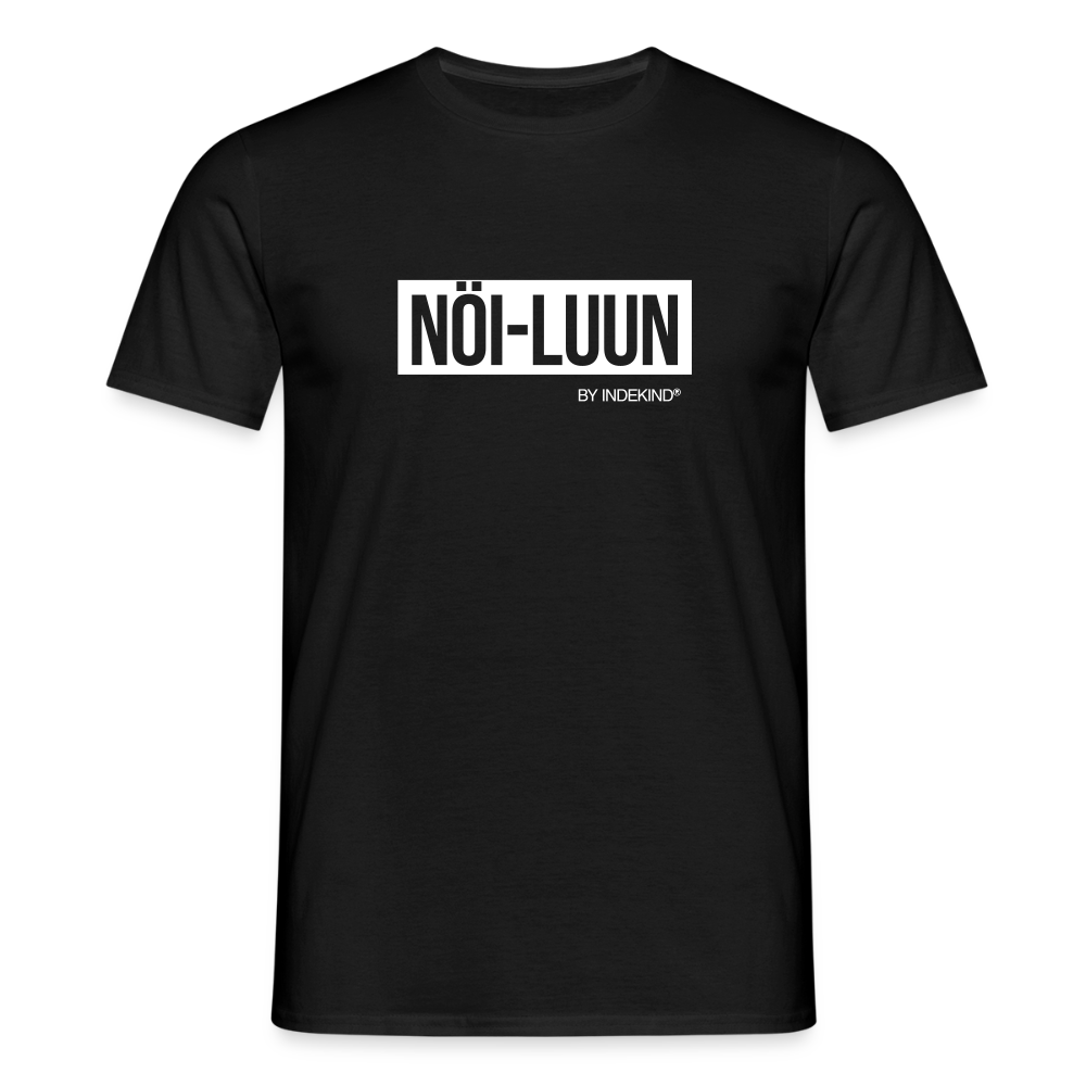 T-Shirt | Nöi-Luun Klassik | Manns-Lüü - Schwarz