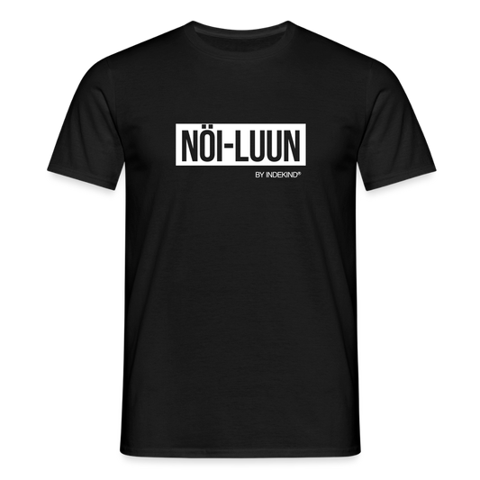 T-Shirt | Nöi-Luun Klassik | Manns-Lüü - Schwarz