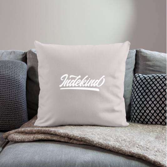 Sofakissen mit Füllung | Indekind Klassik | 44 x 44 cm - helles Taupe