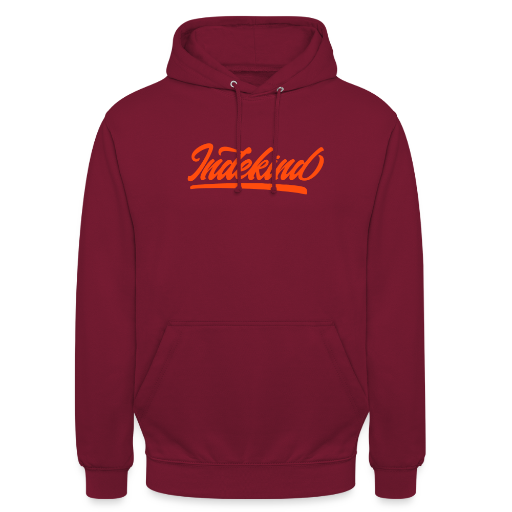 Hoodie | Indekind Neon Orange Klassik| Fü allemoole - Bordeaux