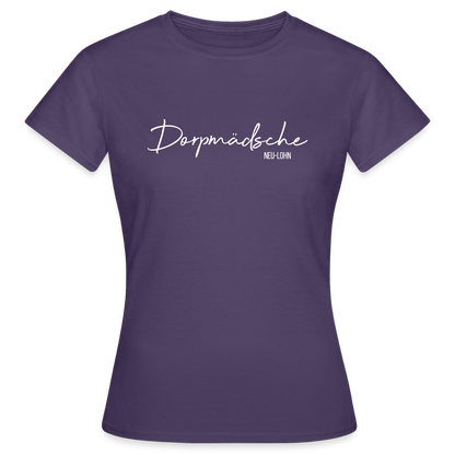 T-Shirt | Dorpmädsche Neu-Lohn Klassik | Mädsche - Dunkellila