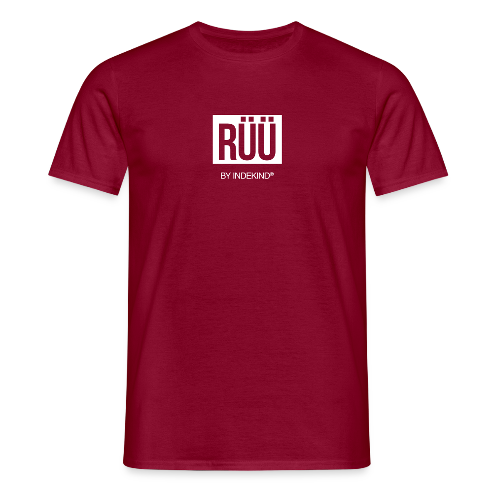 T-Shirt | Rüü Klassik | Manns-Lüü - Ziegelrot