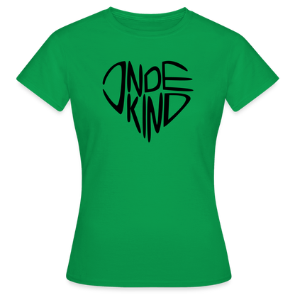 T-Shirt | Indekind Premium | Herz-Logo | Mädsche - Kelly Green