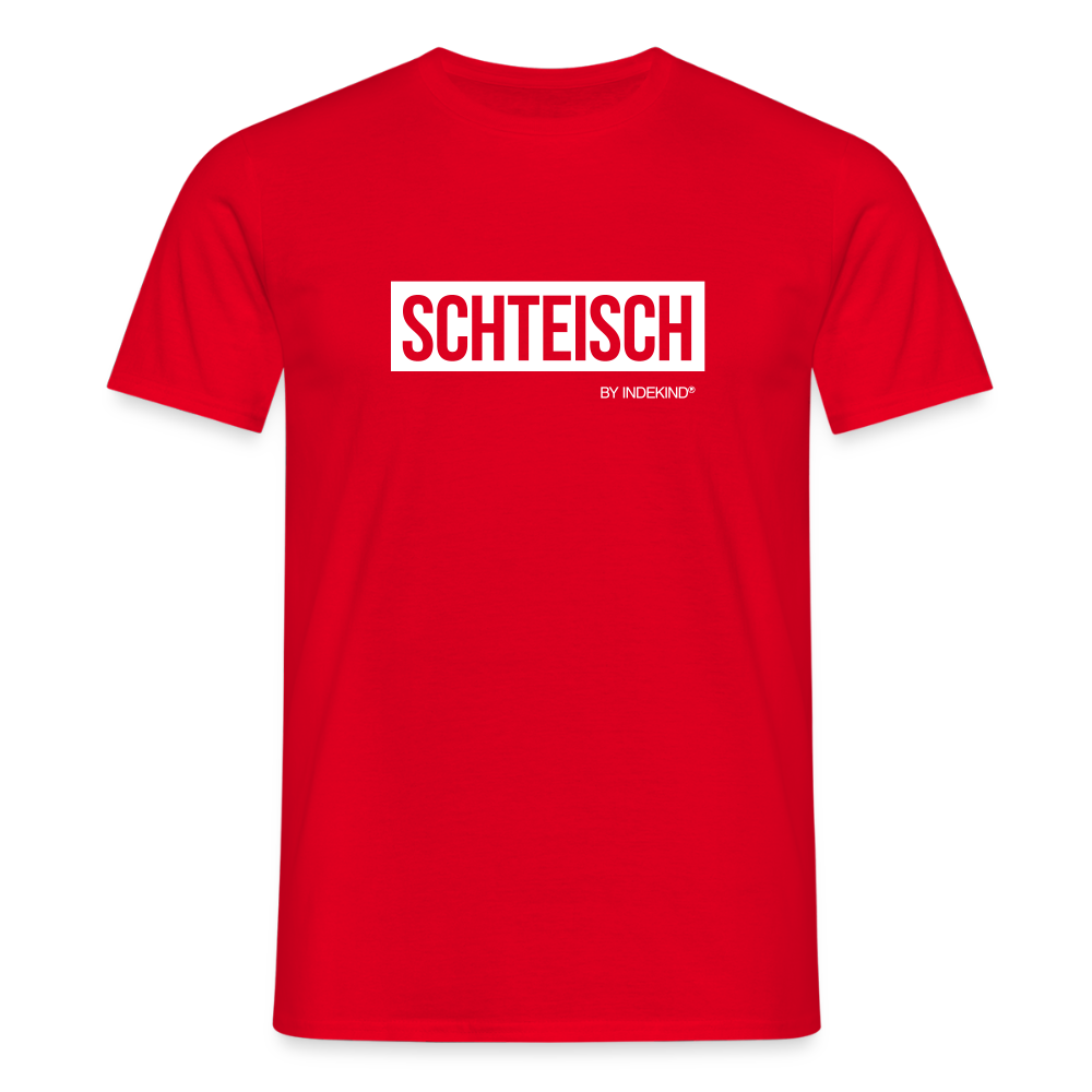 T-Shirt | Schteisch Klassik | Manns-Lüü - Rot