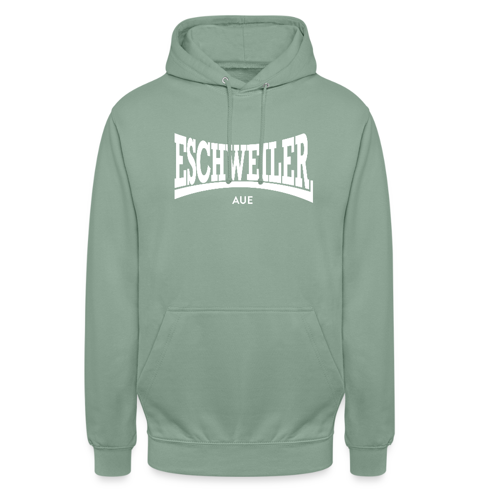 Statement-Hoodie | Aue | Fü allemoole - Graugrün