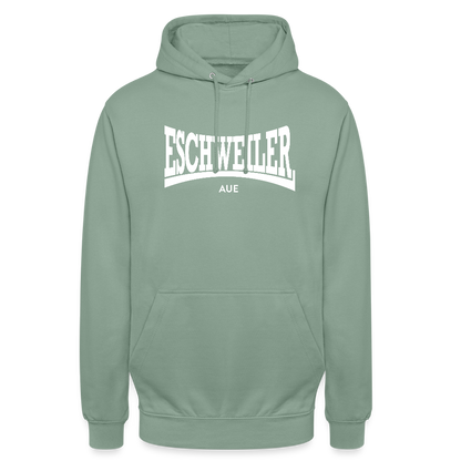 Statement-Hoodie | Aue | Fü allemoole - Graugrün