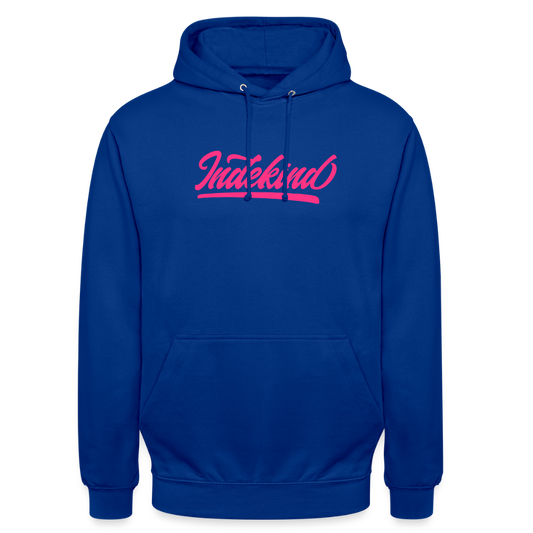 Hoodie | Indekind Neon Pink Klassik | Fü allemoole - Royalblau
