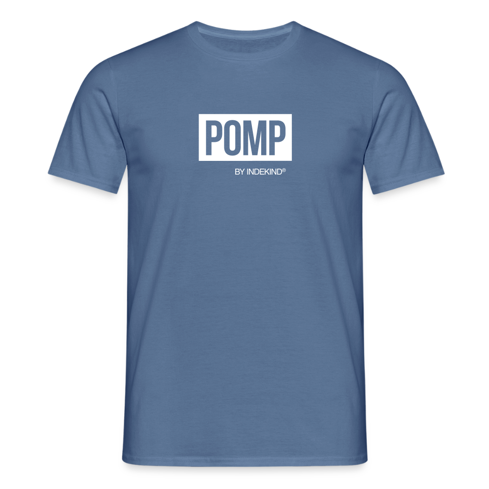 T-Shirt | Pomp Klassik | Manns-Lüü - Taubenblau 