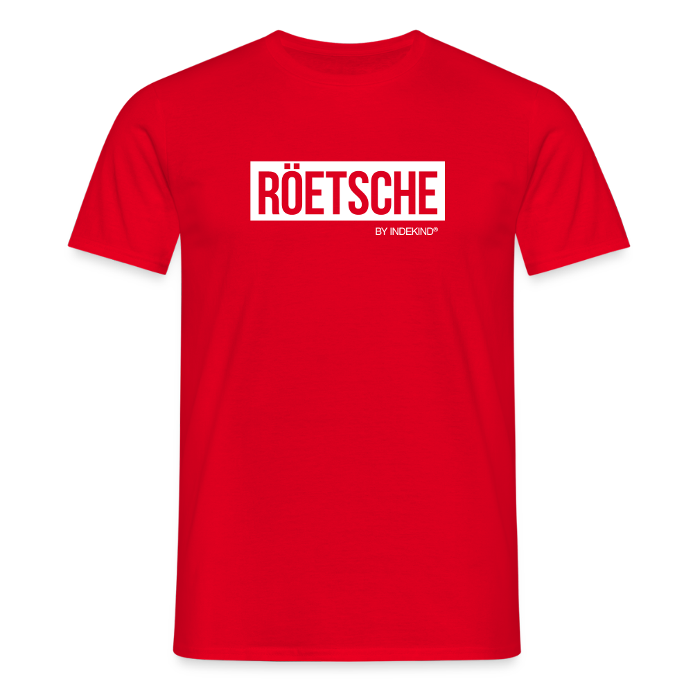 T-Shirt | Röetsche Klassik | Manns-Lüü - Rot