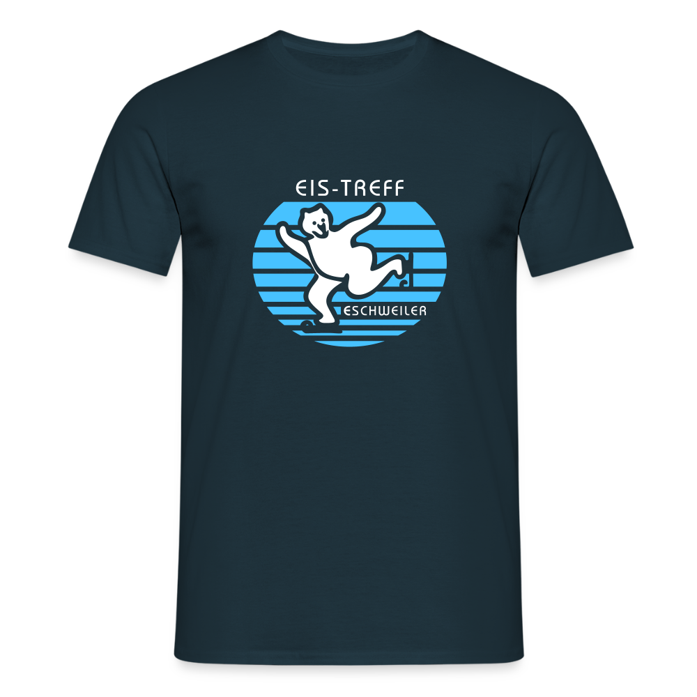 T-Shirt | Eistreff | Manns-Lüü - Navy